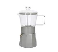La Cafetière Verona Caffettiera per Caffè Espresso in Vetro, 6 Tazze, in Confezione Regalo