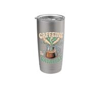 La caffeina è il mio catalizzatore Funny Science Coffee Bicchiere termico in acciaio inox doppia parete