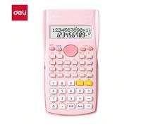 La calcolatrice D82MS è dotata di tasti resistenti e sensibili, batteria a lunga durata e a risparmio energetico, funzioni di calcolo avanzate e un ampio display a due righe. ABS