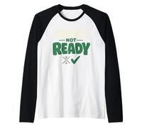 La Calma batte Il panico Preparazione Stile di Vita Pronto all'emergenza Maglia con Maniche Raglan