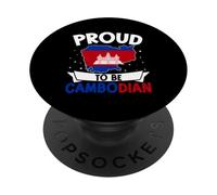 La Cambogia è orgogliosa di essere l'orgoglio Khmer Cambogiano PopSockets PopGrip Adesivo