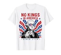 La camicia non esiste in America dal 1776 Washington Bandiera degli Stati Uniti Maglietta