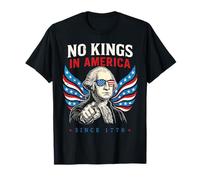 La camicia non esiste in America dal 1776 Washington Bandiera degli Stati Uniti Maglietta