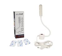 La Canilla Lampada 30 Lampadine LED 6000K 3W Luce Fredda con Base Magnetica e Piastre Metalliche Adesive per Macchina da Cucire e altre Superfici