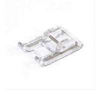 La Canilla ® - Piedino in raso per macchine da cucire Alfa Singer Brother Silvercrest per punti decorativi (Snap-On)