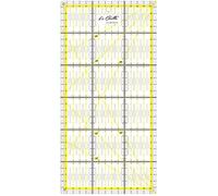 La Canilla ® - Righelli Universale Trasparente 30x15 cm per Patchwork, Quilting, Lavori di Cucito e Sartoria | Materiale Acrilico per Taglierina Circolare | Centimetri, Millimetri e Angoli
