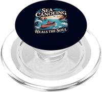 La canoa di mare guarisce l'anima Paddling Adventure Camping PopSockets PopGrip per MagSafe