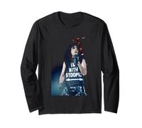 La cantante rock Alice Cooper in Hey Stoopid Tour Wembley Maglia a Manica