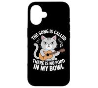 La canzone si chiama non c'è cibo nella mia ciotola, gatto divertente Custodia per iPhone 16