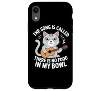 La canzone si chiama non c'è cibo nella mia ciotola, gatto divertente Custodia per iPhone XR
