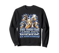 La Capra della Gola AMA Il Fulmine Blu succoso Wieners Felpa