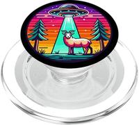 La capra Mountani ha rapito il rapimento spaziale alieno PopSockets PopGrip per MagSafe