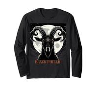 La Capra Phillip Nera Baphomet Maglia a Manica
