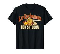 La Carbonara Non Si Tocca Maglietta Divertente Maglietta