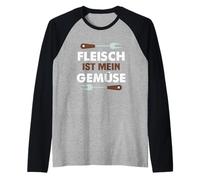 La Carne è la mia Verdure Maglia con Maniche Raglan