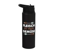 La carne è la mia verdure Stainless Steel Insulated Water Bottle