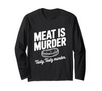 La Carne è Un omicidio Gustoso Gustoso Omicidio Divertente Vegano Maglia a Manica