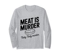 La Carne è Un omicidio Gustoso Gustoso Omicidio Divertente Vegano Maglia a Manica
