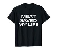 La carne mi ha salvato la vita | Hardcore Carnivore Dieta Keto Meat Eater Maglietta