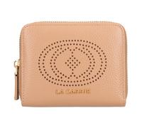 La Carrie, ,Accessories ,Donna ,Beige ,ONE SIZE Drilled Logo Small Wallet