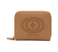 La Carrie, ,Accessories ,Donna ,Beige ,ONE SIZE Drilled Logo Small Wallet