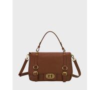 La Carrie Atena borsa grande con patta a tracolla, cuoio 142A-XB-820-TBL.CUOIO