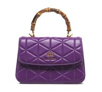 La Carrie - Borsa a mano in pelle viola - - Bags - Donna - Viola - ONE SIZE