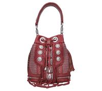 La Carrie - Borsa a secchiello etnica - - Bags - Donna - Rosso - ONE SIZE