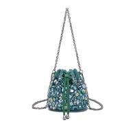 La Carrie Borsa donna night ed. stones mini bucket Verde Green Sea