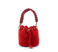 La Carrie Borsa donna secchiello night ed. small bucket velvet dimensioni: 14×11.5×17CM Rosso