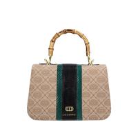 La Carrie - Borsa Media in Pelle e Tessuto Monogram - - Bags - Donna - Multicolore - ONE SIZE