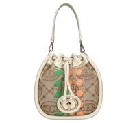 La Carrie - Borsa Monogram in Pelle e Tessuto - - Bags - Donna - Multicolore - ONE SIZE