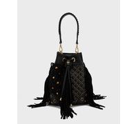 La Carrie Legacy secchiello bucket con frange e borchie, black 152M-EM-304-SSC.B
