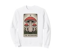 La Carta dei tarocchi dei Funghi Cottagecore Micologo Foraggiamento Felpa