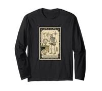La Carta dei tarocchi del geografo - Geografia Spooky Gothic Witchy Maglia a Manica