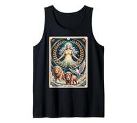 La carta dei tarocchi del mondo - Celestial Fulfillment Vintage Mystic Canotta