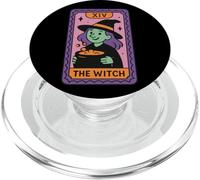 La carta dei tarocchi della strega XIV Mystical Brew PopSockets PopGrip per MagSafe