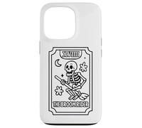La carta dei tarocchi dello scheletro di Broomrider Custodia per iPhone 13 Pro