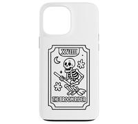 La carta dei tarocchi dello scheletro di Broomrider Custodia per iPhone 13 Pro Max