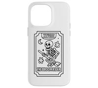 La carta dei tarocchi dello scheletro di Broomrider Custodia per iPhone 14 Pro Max