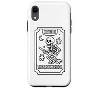 La carta dei tarocchi dello scheletro di Broomrider Custodia per iPhone XR
