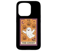 La carta dei tarocchi fantasma vibrazioni di Halloween Custodia per iPhone 15 Pro