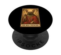 La carta dei tarocchi Holy Frenchie Bulldog francese PopSockets PopGrip Adesivo