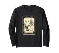 La Carta dei tarocchi sociologo Halloween Spooky Gothic Sociology Maglia a Manica