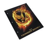 La cartella Hunger Games Burning Mockingjay ha progettato un poster stilizzato d