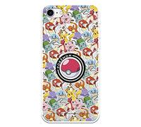 LA CASA DE LAS CARCASAS Cover per iPhone 7/8/SE - Ufficiale Poké Ball - Scegli il Design per il Tuo iPhone