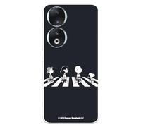 LA CASA DE LAS CARCASAS Custodia compatibile con Honor 90 ufficiale di Peanuts Personaggi Beatles per proteggere il tuo cellulare Custodia in silicone trasparente morbido con licenza ufficiale Snoopy