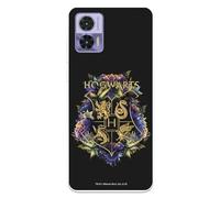 LA CASA DE LAS CARCASAS Custodia compatibile con Motorola Edge 30 Neo ufficiale di Harry Potter Hogwarts Floral per proteggere il tuo cellulare. Custodia in silicone trasparente flessibile