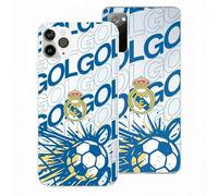 LA CASA DE LAS CARCASAS Custodia ufficiale Real Madrid Tough per iPhone 11 Pro Max - (GOL), custodia con licenza ufficiale del Real Madrid C.F.