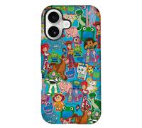 LA CASA DE LAS CARCASAS Custodia ufficiale Toy Story Disney Pixar, Woody, Buzz Lightyear, Jessie, Aliens, in silicone trasparente e resistente, sublimata, custodia Toy Story Honor 90 (personaggi blu)